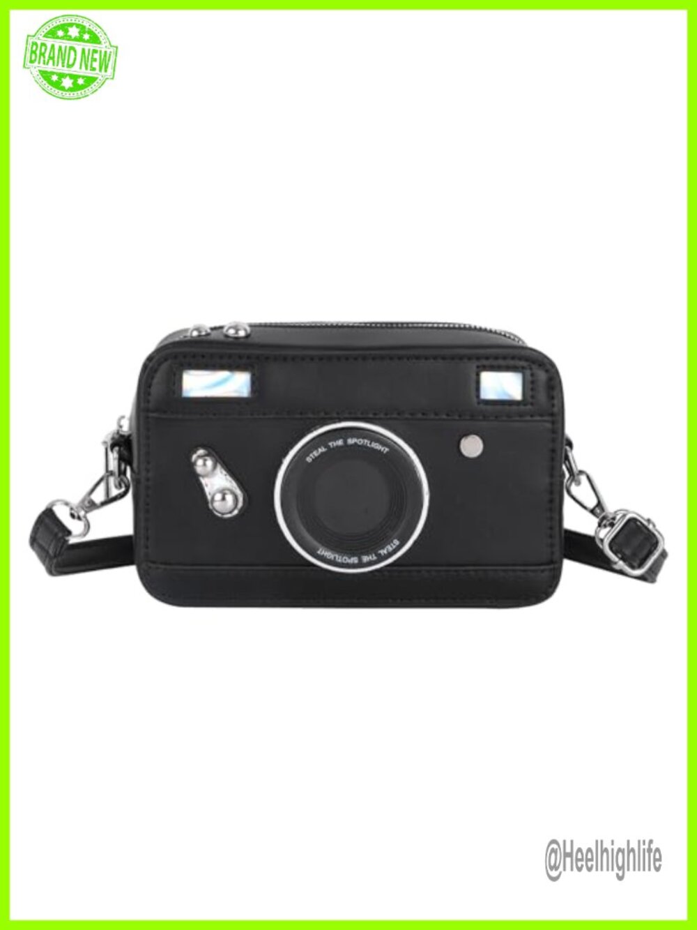 Camera Shaped Crossbody Handbag PU Leather Women's Shoulder Bag